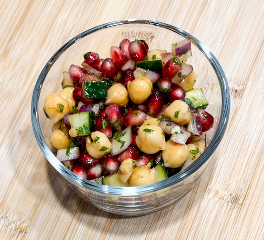 Chickpea Pomegranate Salad