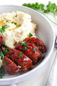 Meatloaf with Mashed Potatoes