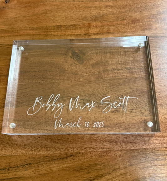 Photo Frame- 4x6 With Customization