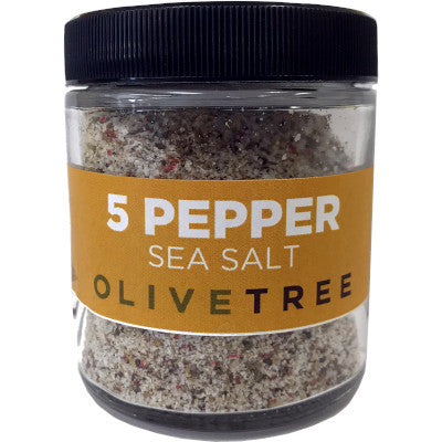 5 Pepper Sea Salt – Olive Tree KC
