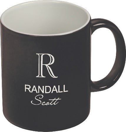 Black & White Ceramic Mug (11 oz)