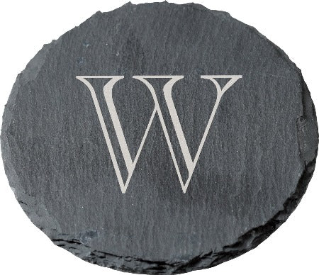 Circle Slate Coasters (Set of 4)