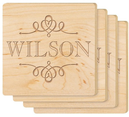Maple Coasters (Set of 4)