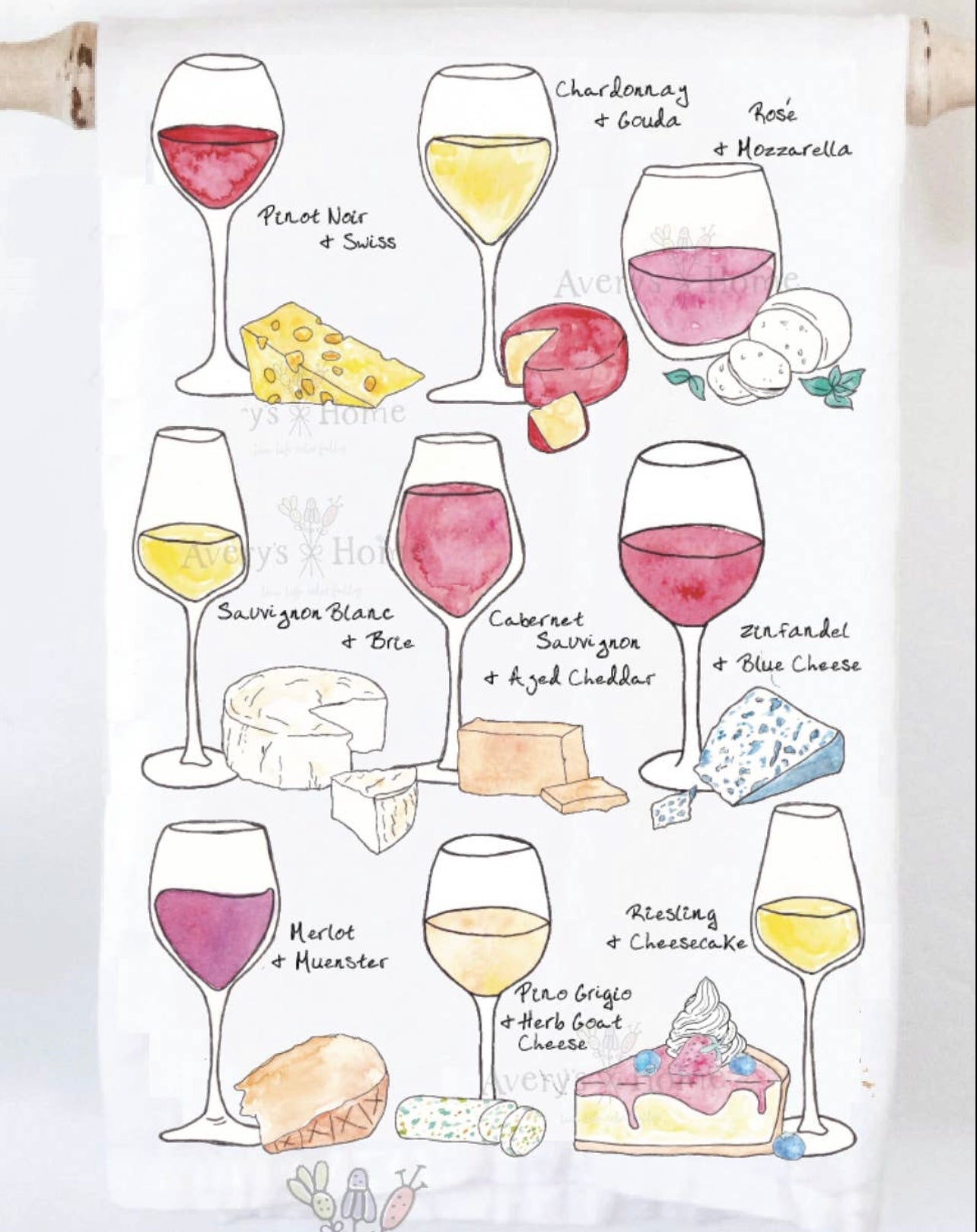 Original Art Tea Towels