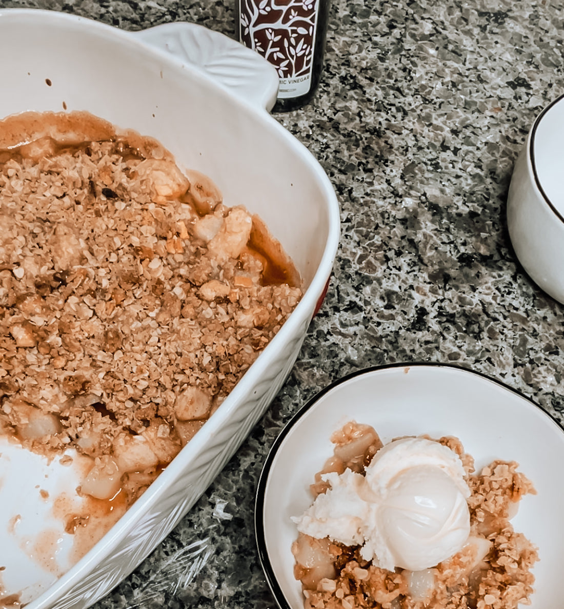 Brown Butter Cranberry Pear Crisp