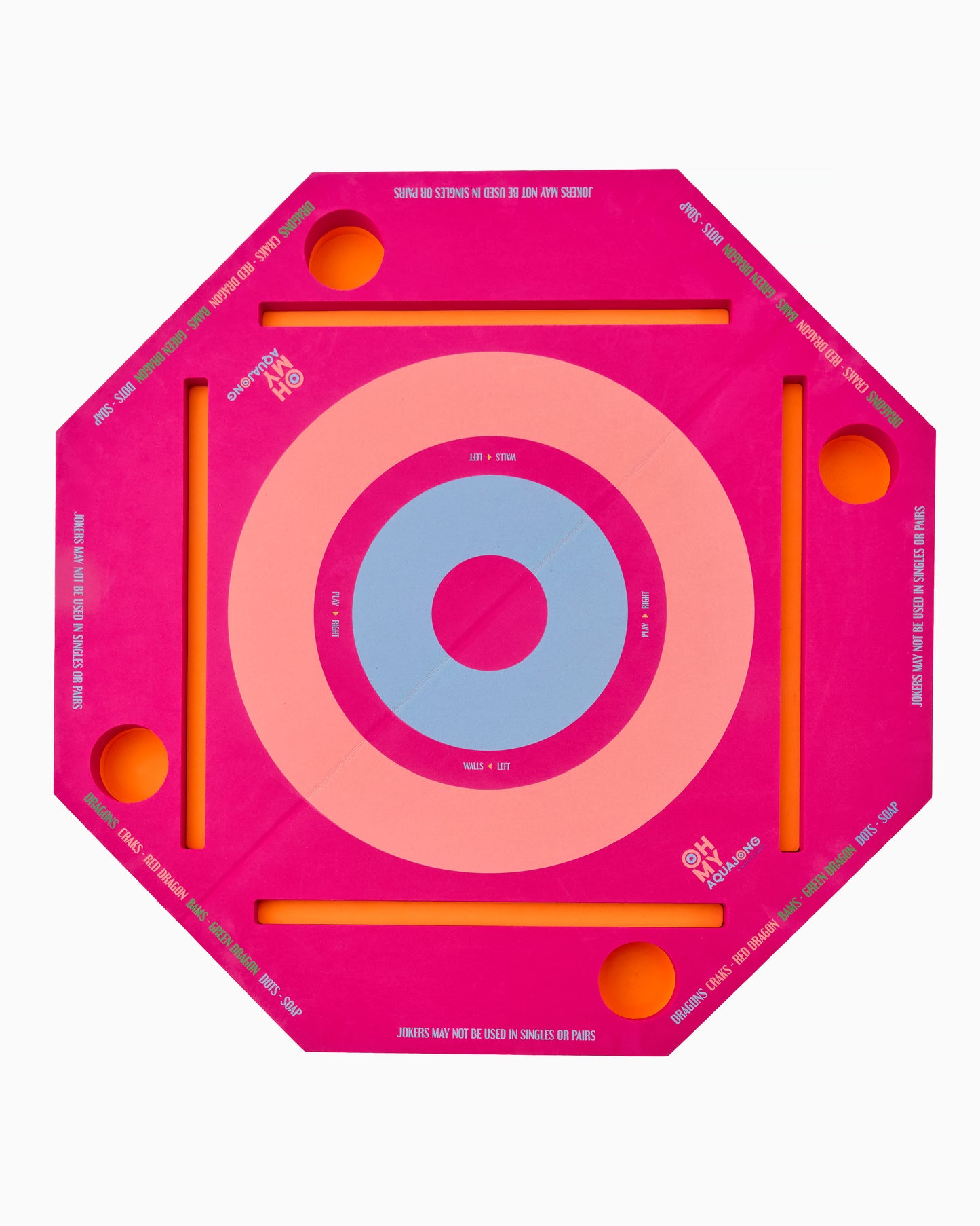 Pink Aqua Jong Pool Mat