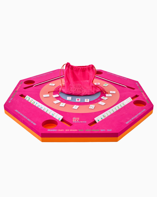 Pink Aqua Jong Pool Mat