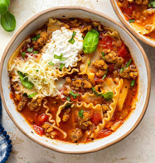 Lasagna Soup Meal for Two Pop-Up