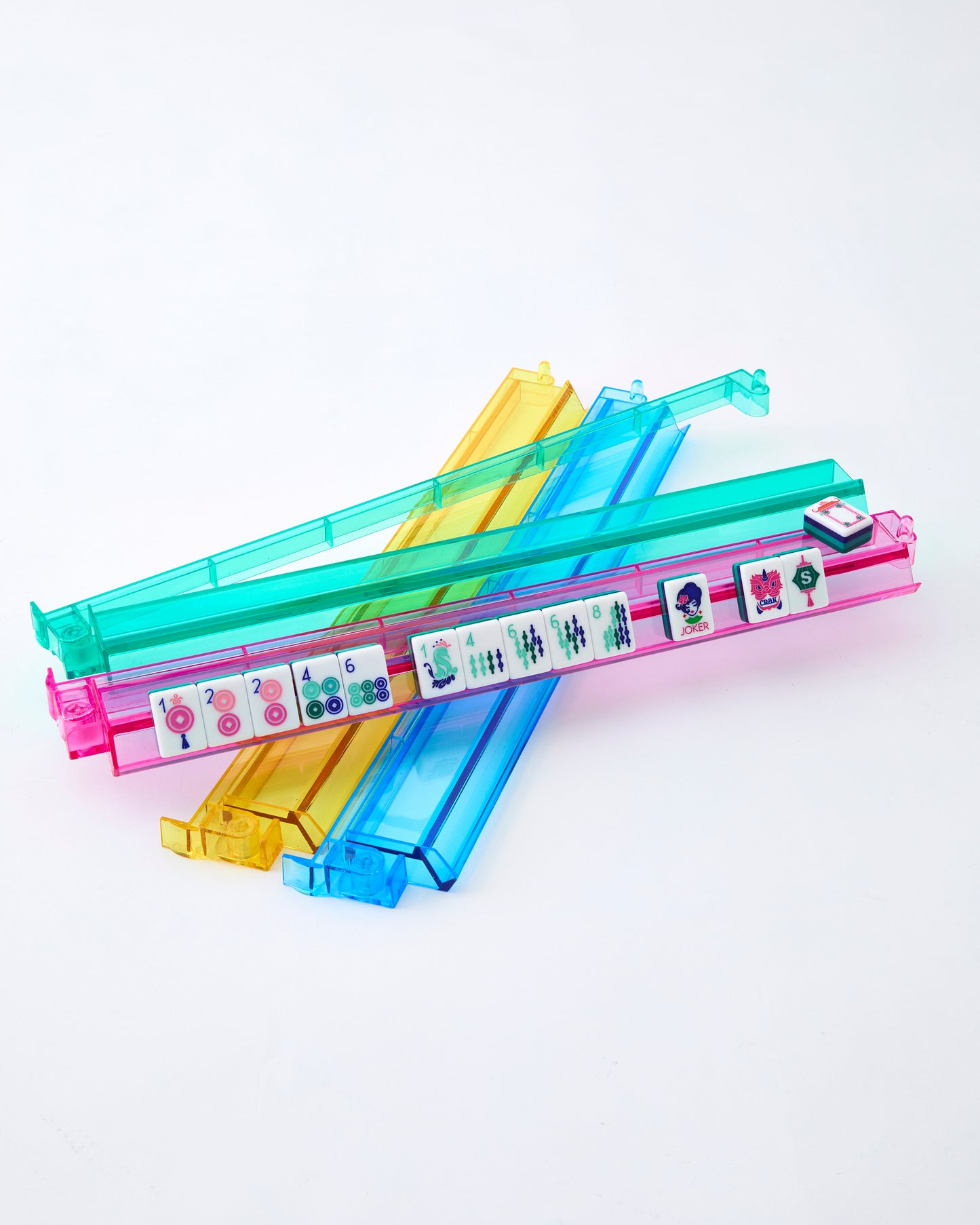 Multicolor Acrylic Rack & Pusher Set