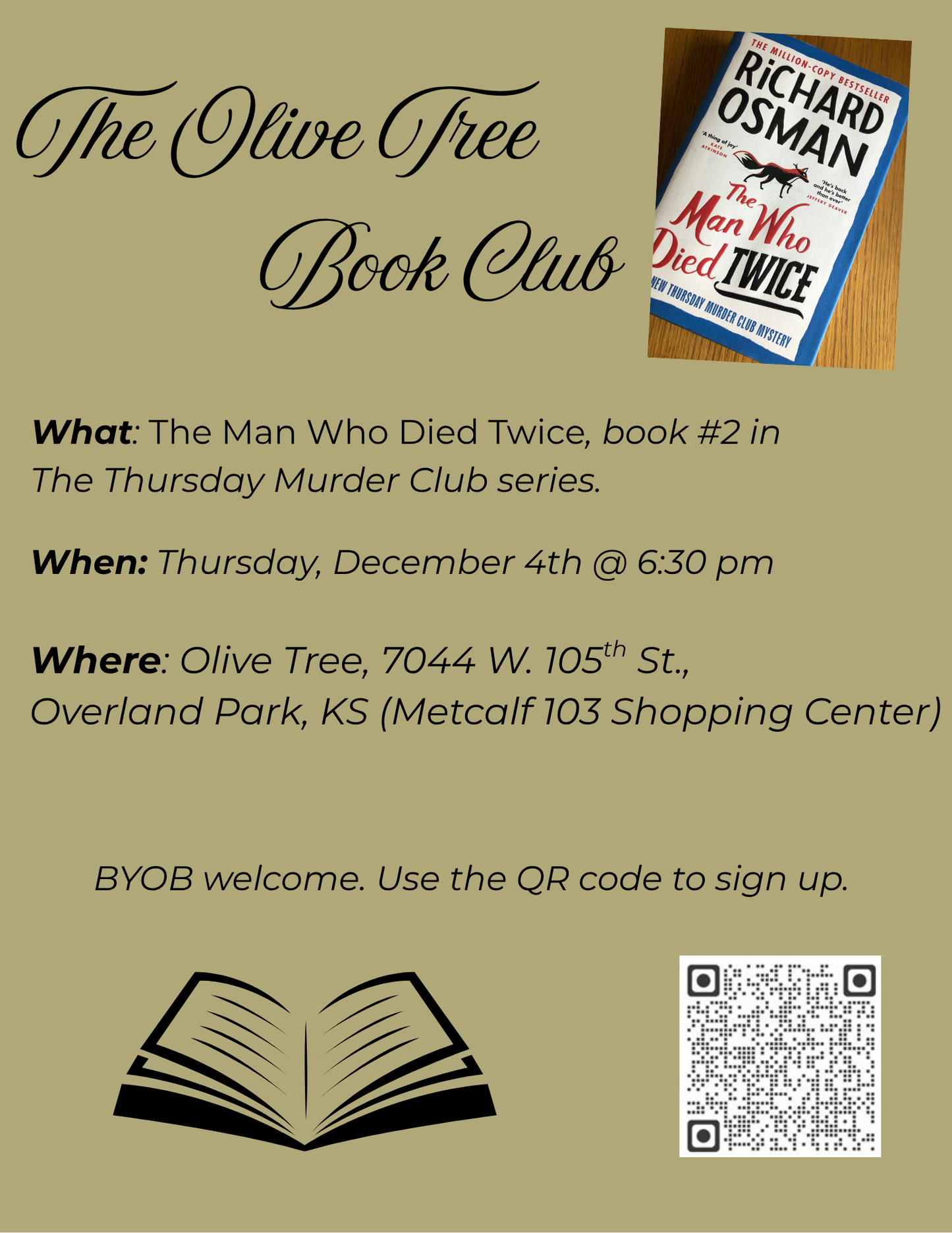 Olive Tree Book Club December