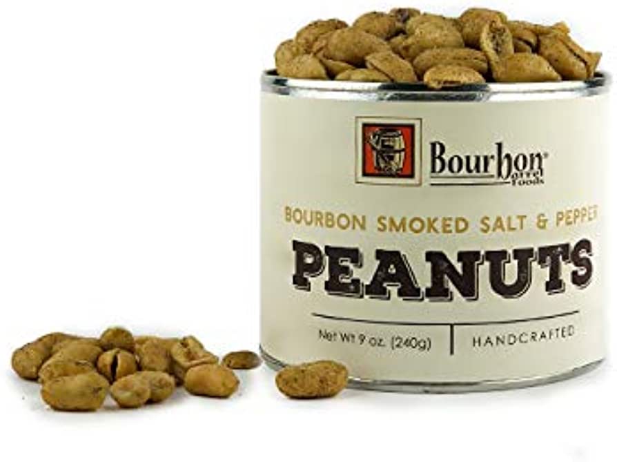 Bourbon Smoked Salt and Pepper Peanuts