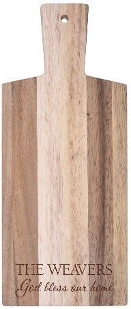 Acacia Cutting Board (Large, Angled)