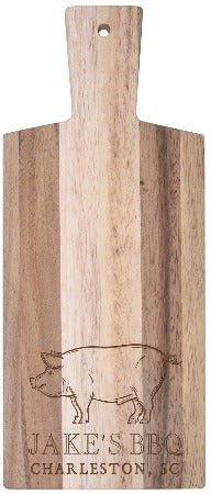 Acacia Cutting Board (Large, Angled)