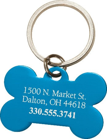 Dog Bone Key Chain (Blue)