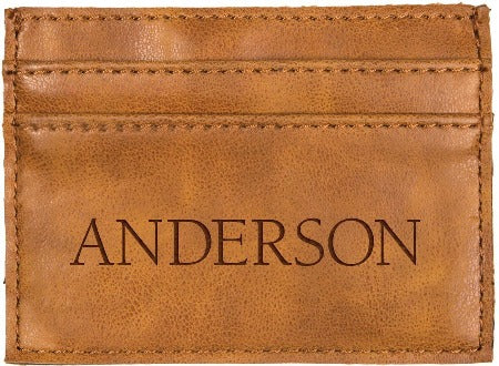 Faux Leather Credit Card Wallet